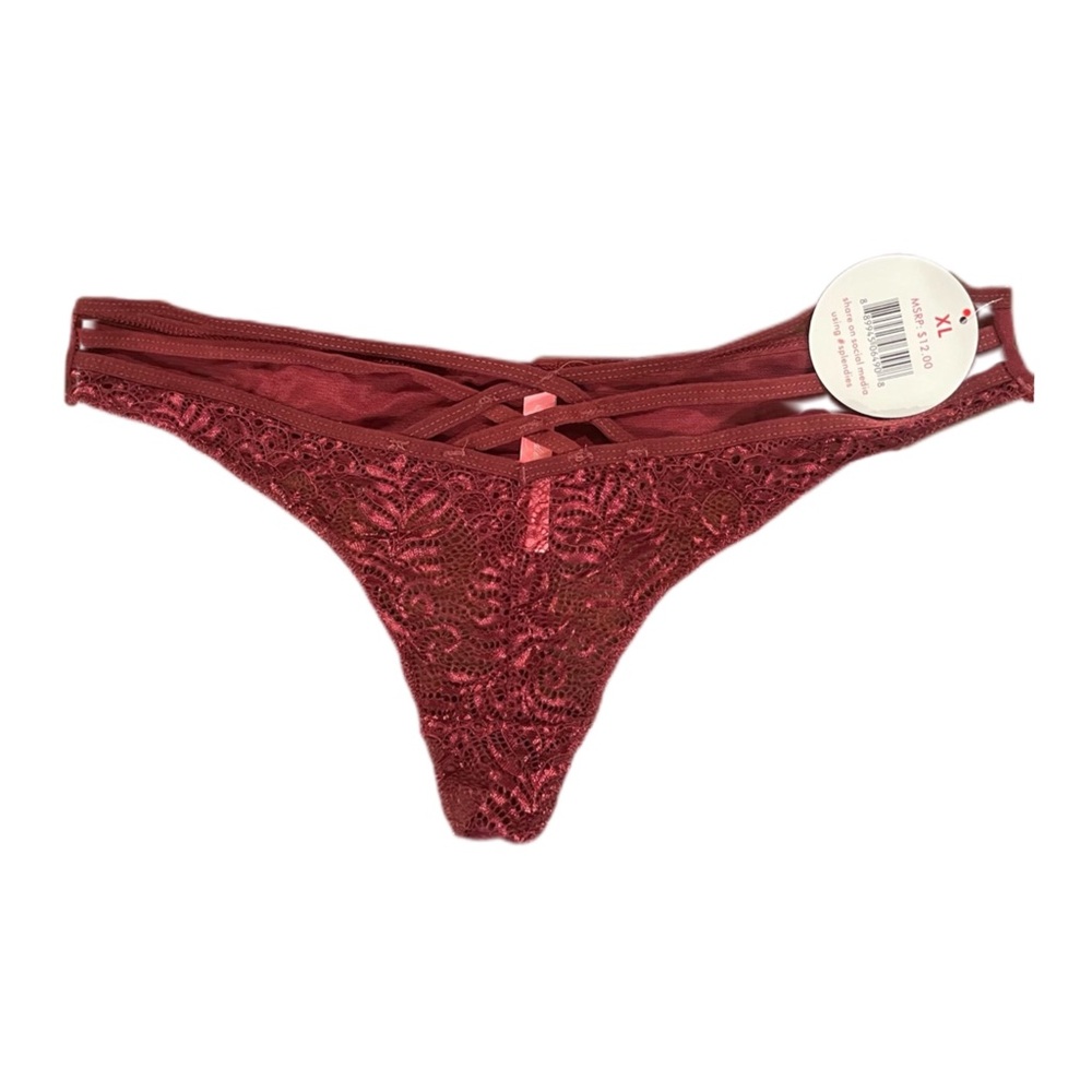 NWT Splendies XL Strappy Thong